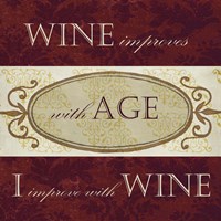 Wine Phrases III Fine Art Print