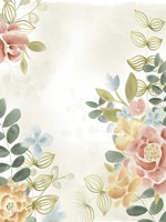 Soft Flower Collection II Fine Art Print