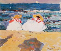 Beach at Valencia Fine Art Print