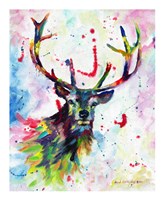 Color Stag Fine Art Print