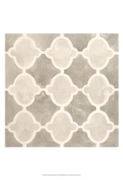 Neutral Watercolor Tile II Fine Art Print