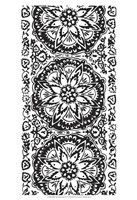 B&W Arabesque Panels IV Fine Art Print