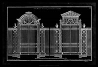 Neufforge Gate Blueprint II Fine Art Print
