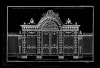 Neufforge Gate Blueprint III Fine Art Print
