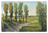 Lush Landscape I Framed Print