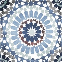 Moroccan Blues IV Fine Art Print