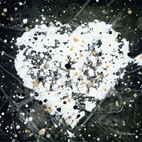 Emotions Scenes White Heart Fine Art Print