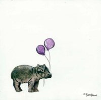 Nursery Hippo Fine Art Print