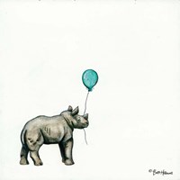 Nursery Rhino Fine Art Print