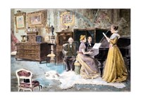 Rehearsal At Meyerbeers Home Fine Art Print