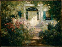 Doorway And Garden Fine Art Print