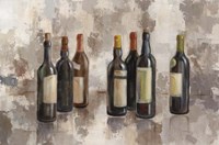 Vino Marsala no Words Gray Fine Art Print