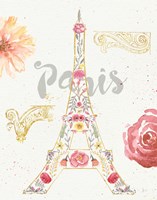 Paris Blooms I Fine Art Print