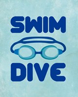Swim Dive 2 Fine Art Print