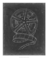 Film & Reel Blueprint I Fine Art Print