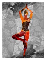 Yoga Pose I Framed Print