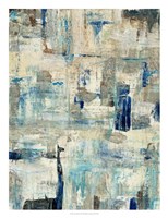 Aqua Separation I Framed Print