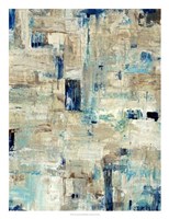 Aqua Separation II Framed Print