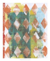 Harlequin Abstract III Framed Print