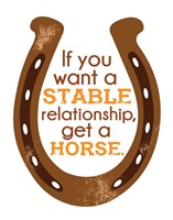 Horseshoe Quote 2 Fine Art Print