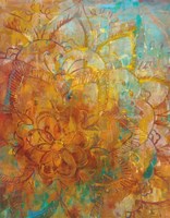 Bohemian Abstract Bright Crop Fine Art Print