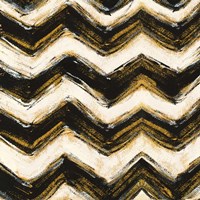 Black and Gold Geometric IV Crop Fine Art Print