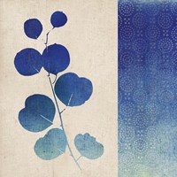 Indigo Leaves II Fine Art Print