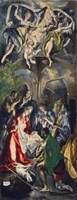 Adoration of the Shepherds (vertical panel) Fine Art Print