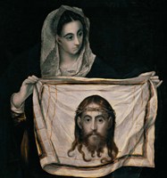 Saint Veronica with the Sudarium Fine Art Print