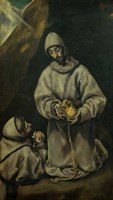 Saint Francis in Meditation Fine Art Print