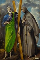 Saint Andrew and Saint Francis Fine Art Print