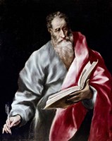 Apostle Saint Matthew, 1602-05 Fine Art Print