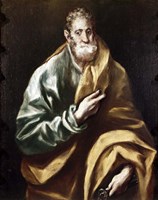 Apostle Saint Peter, 1602-05 Fine Art Print