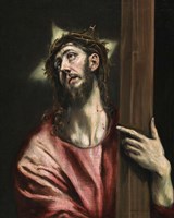 Christ with the Cross c. 1587-1596 Fine Art Print