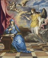 The Annunciation c. 1576 Fine Art Print