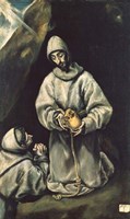 Saint Francis of Assisi 1600 Fine Art Print