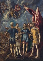 Martyrdom of St Maurice and the Theban Legion, c 1580-1852 Fine Art Print