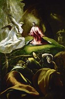 Christ at the Mount of Olives c. 1610 Fine Art Print