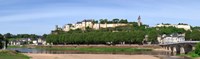 Chinon and its Castle, Vienne River, France Fine Art Print