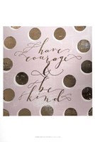 Gilded Girl III - Metallic Foil Framed Print