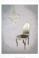 Gilded Furniture I - Metallic Foil Fine Art Print