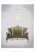 Gilded Furniture III - Metallic Foil Fine Art Print