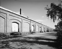 PERSPECTIVE VIEW OF SIDE - Norfolk and Western Freight Depot, Ninth and Eleventh Streets at bank of James River, Lynchburg Fine Art Print