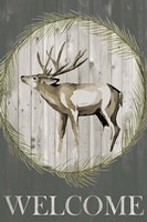 Woodland Welcome I Framed Print