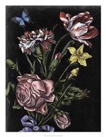 Dark Floral IV Framed Print