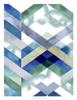 Crystal Chevron I Fine Art Print