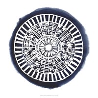 Navy Meridian I Fine Art Print