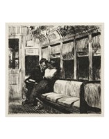 Night on the El Train, 1918 Fine Art Print