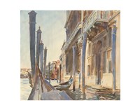 Gondola Moorings on the Grand Canal, 1904/07 Fine Art Print