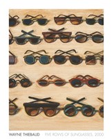 Five Rows of Sunglasses, 2000 Fine Art Print